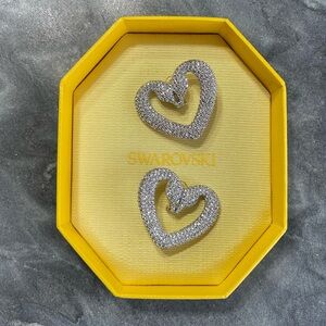 New Swarovski Sublima Crystal Clip On Earrings